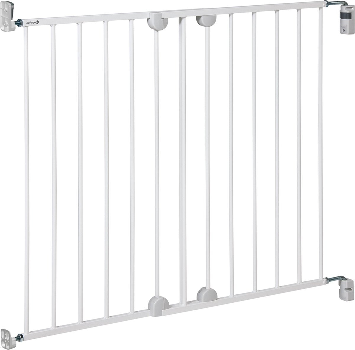 Safety 1st Safety1st Wandfix-Treppenschutzgitter – ausziehbar – 62 bis 102 cm – Schraubmontage – Metall weiß
