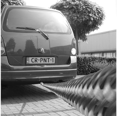 Carpoint Abschleppseil dehnbar 2800 kg – elastisch 1,5–4 Meter – mit Sicherheitshaken – inklusive Aufbewahrungstasche