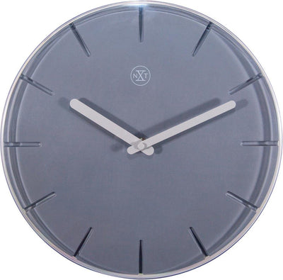 Nexttime nxt sweet – Wanduhr – 20 cm – Kunststoff – grau – geräuschlos