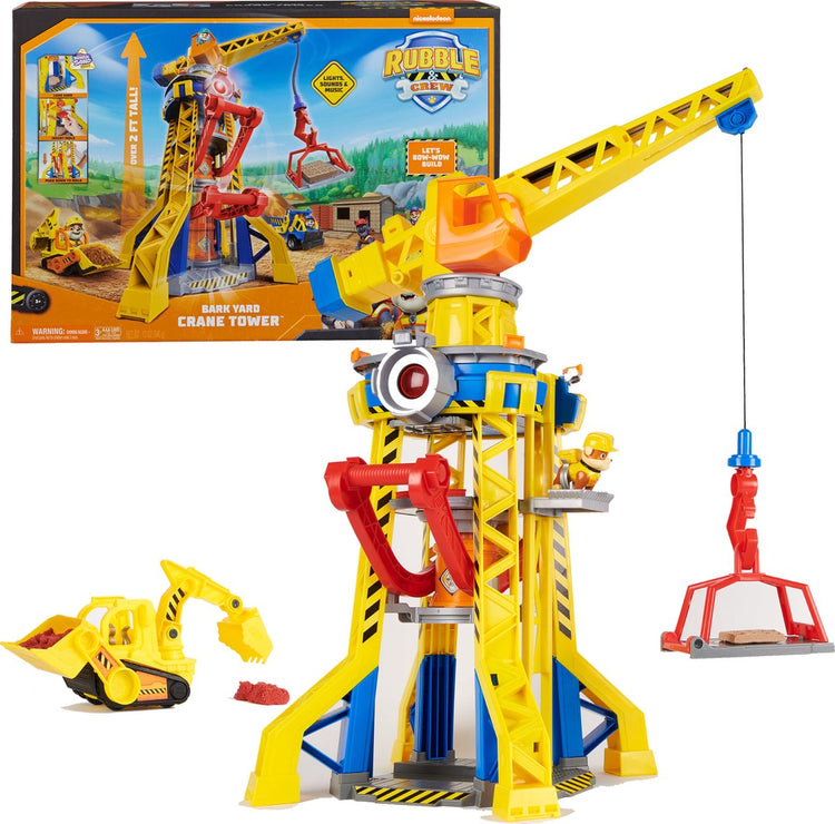 Spinmaster Rubble Crew Bark Yard Crane Tower