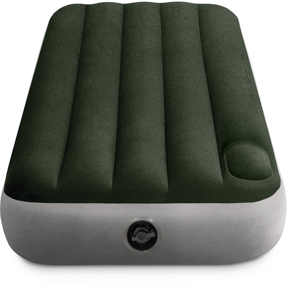 Intex jr. Twin-Dura-Beam-Daunen-Luftmatratze mit integrierter Fußpumpe – 191 x 76 x 25 cm