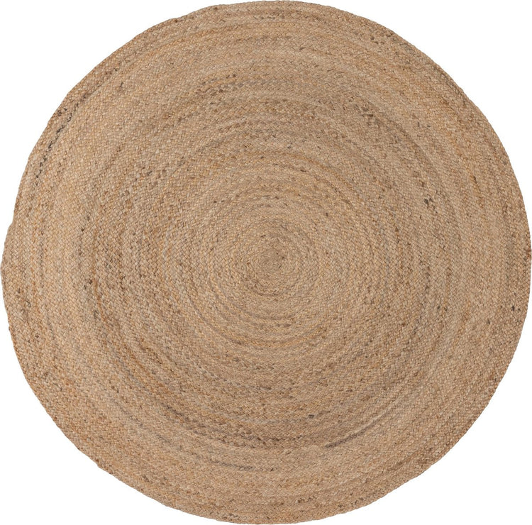 Woood Ross Teppich – Jute – Natur – 1x150x150