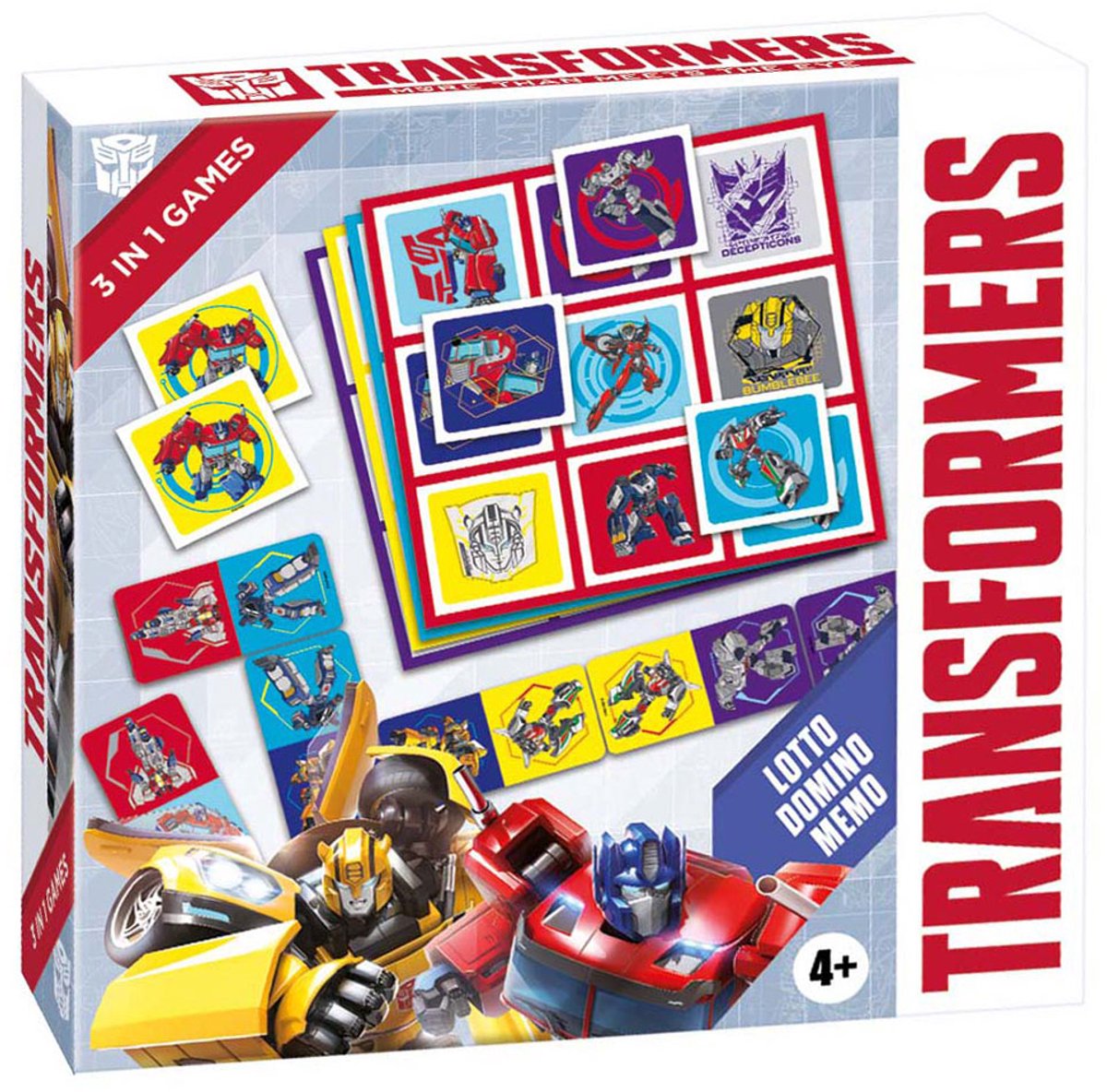 Selecta Transformers 3in1 Memo Lotto Domino