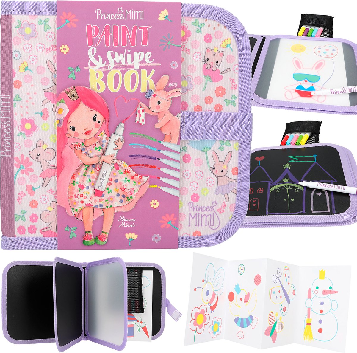 Depesche – Malbuch „Prinzessin Mimi Paint Swipe“.