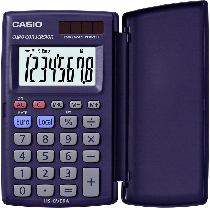 Taschenrechner Casio HS-8ver grau