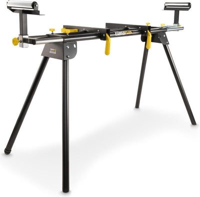 Powerplus Gehrungssägenbasis powx075200 – stabiler, klappbarer 2mx635mm Tisch, max. 150 kg – Höhe 985 mm – rutschfest – Rollen