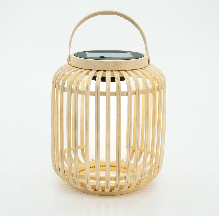 Eglo Marliano Solar-Tischleuchte für den Außenbereich – Solarenergie – LED – 24 cm – braun schwarz weiß – Holz – wiederaufladbar