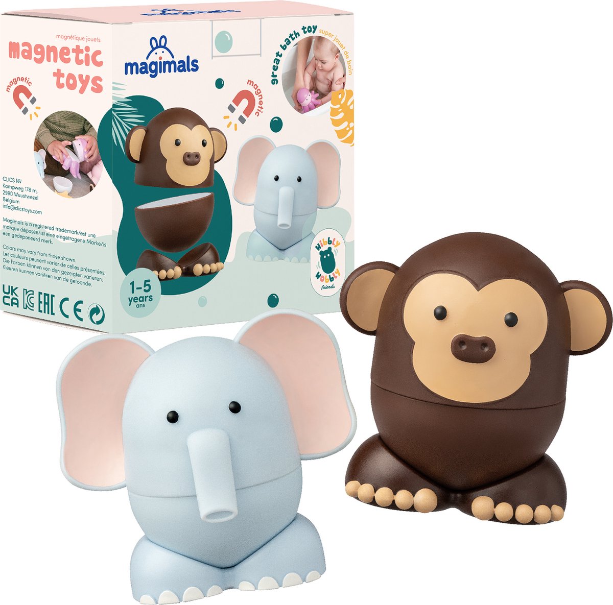 CLICS Magimals Wiblibles magnetisches Spielzeug