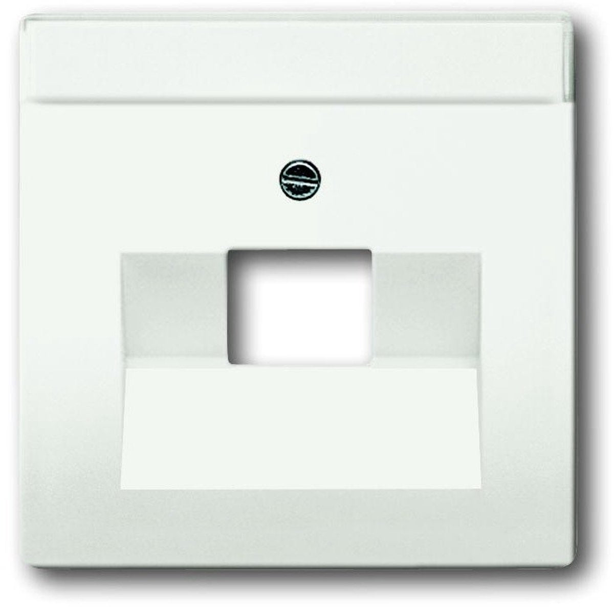 Busch-Jaeger Busch Jaeger Future Linear Abdeckplatte 1xRJ45 RJ11 Studioweiß matt 1803-884