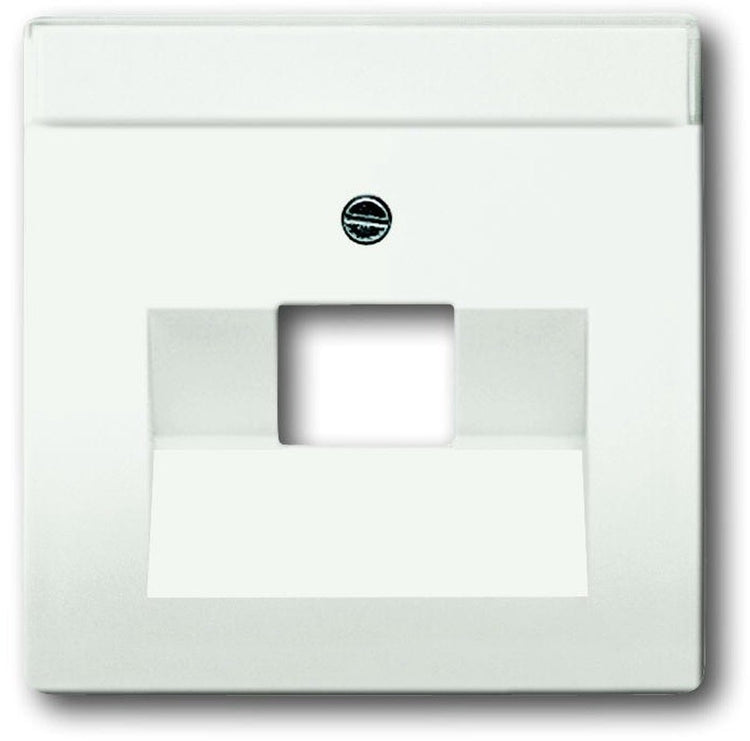 Busch-Jaeger Busch Jaeger Future Linear Abdeckplatte 1xRJ45 RJ11 Studioweiß matt 1803-884