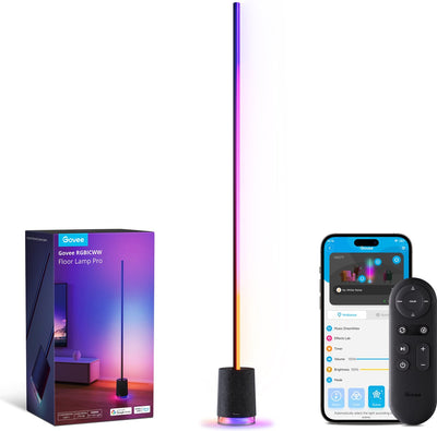Govee Smart Stehleuchte 170 cm Matt RGBICWW – mit Lautsprecher