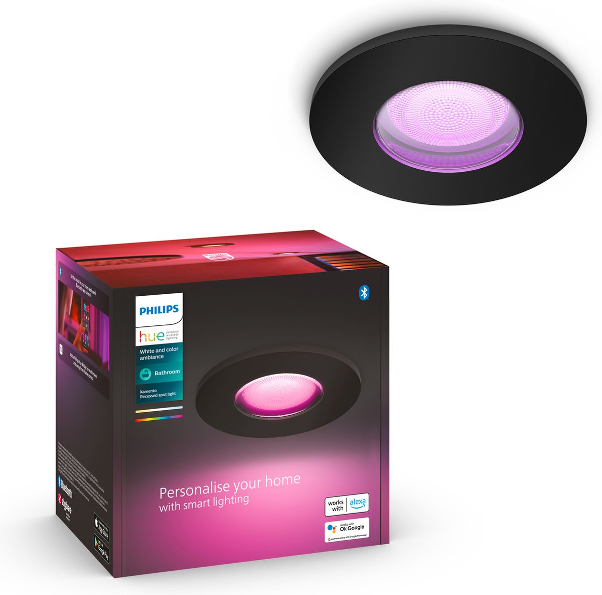 Philips Hue Xamento recessed Spot