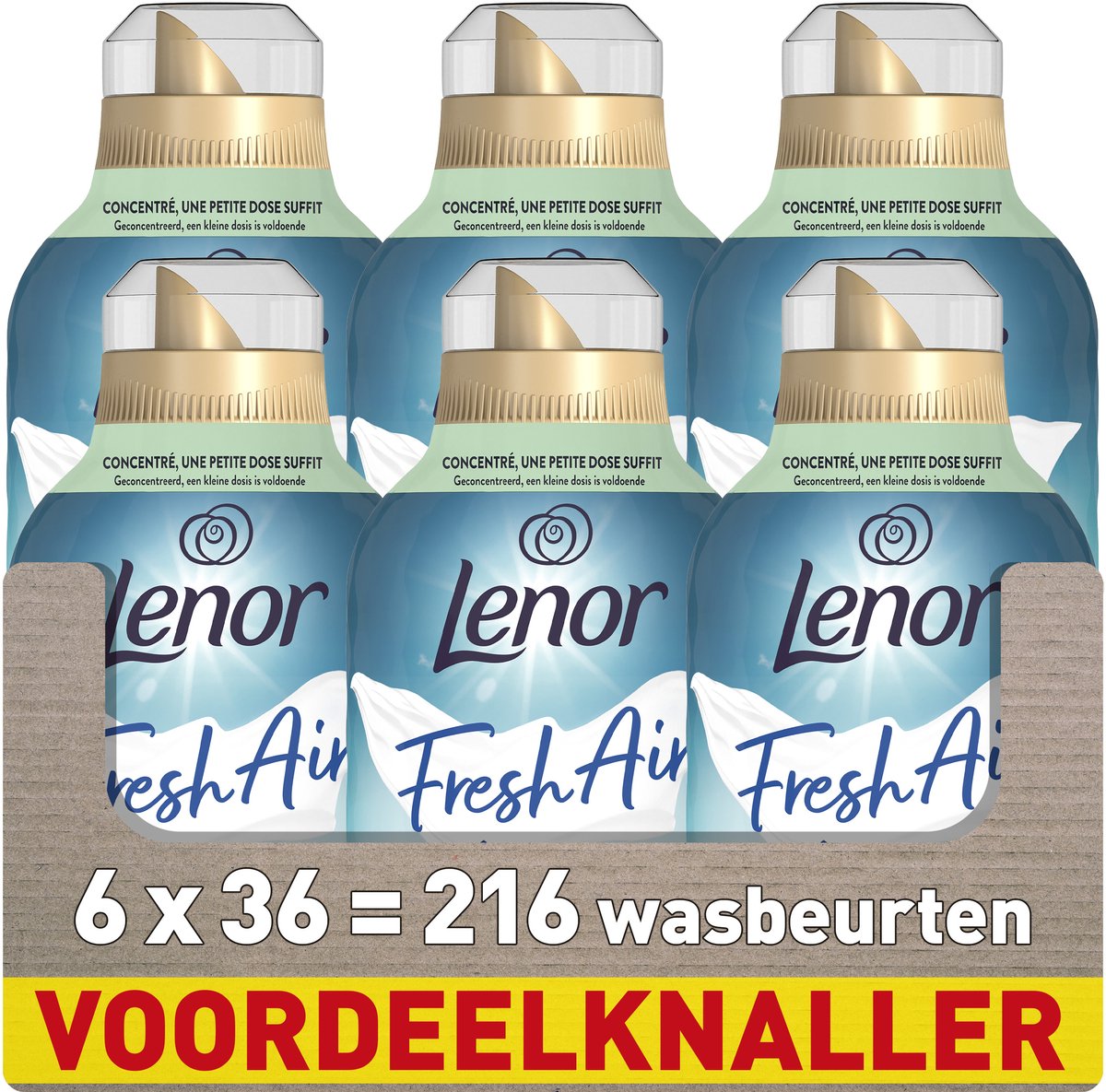 Lenor Frischluft-Weichspüler – Nordlichter – 6 x 36 Wäschen