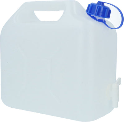 Carpoint Wasserkrug mit Wasserhahn 5 Liter – kompakt tragbar – stabiler Kunststoff
