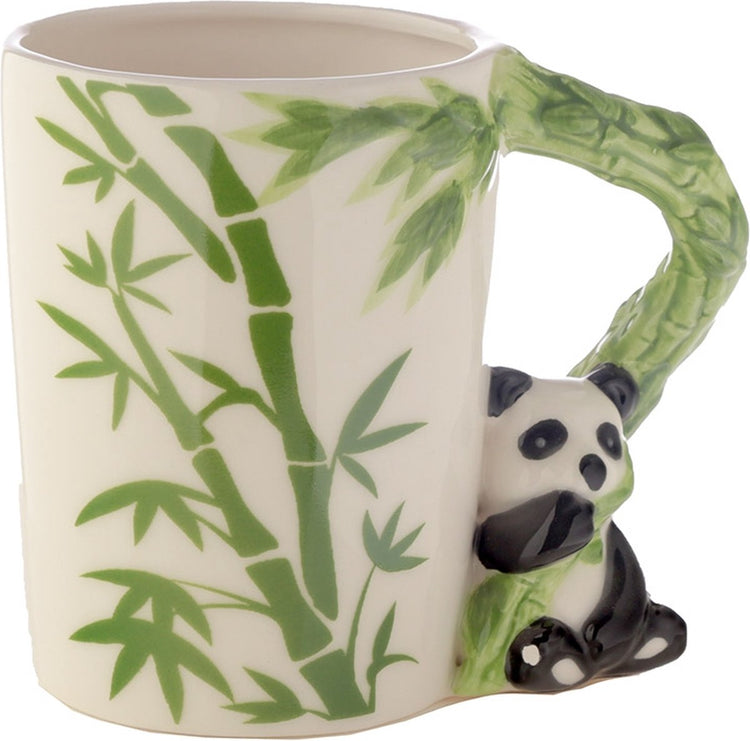 Panda Bambus - Handle Ceramic Bechergriff