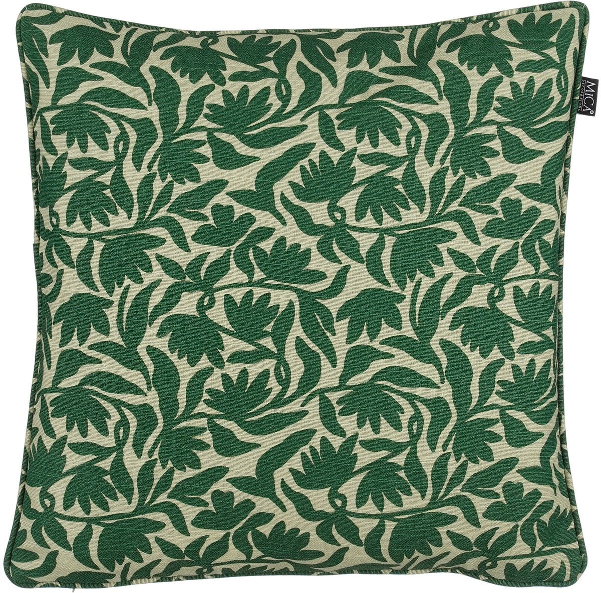 Glimmerdekorationen Kelly Outdoor-Kissen d.grün – L45xB45xH10cm