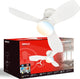 Briloner lufito – Deckenventilator mit Beleuchtung – LED-Deckenlampe mit Ventilator – Ventilatorlampe Sommer- und Wintermodus – dimmbar – CCT – ø60 – weiß