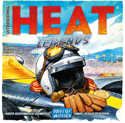 Days of Wonder Heat Legends – Erweiterung – Rennbrettspiel – legendäre Fahrer