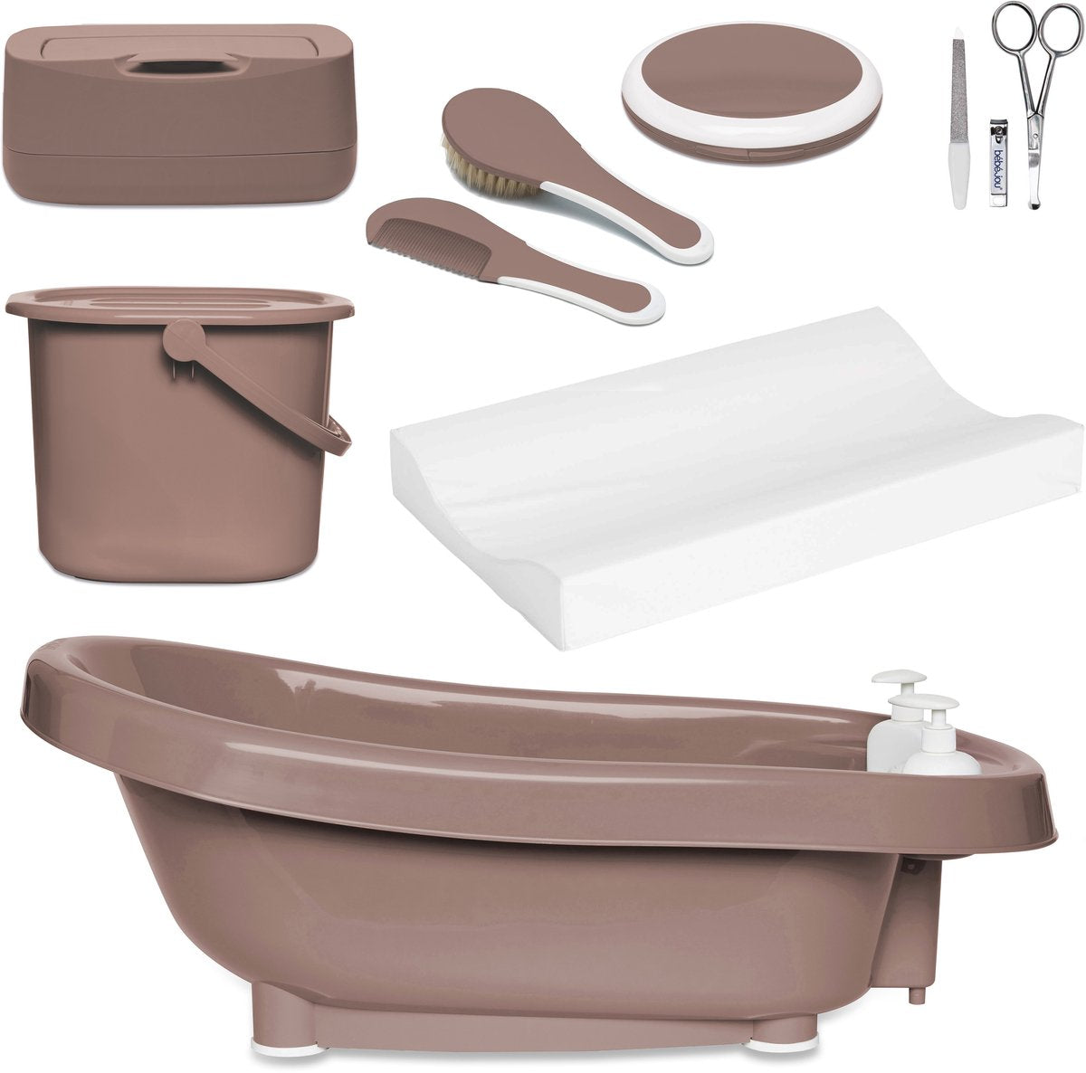 Bébé-jou Thermalbad-Set de Luxe Mokka-Mousse