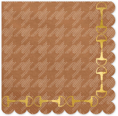 Partydeco 12 Steigbögel Partyservietten 33x33 cm