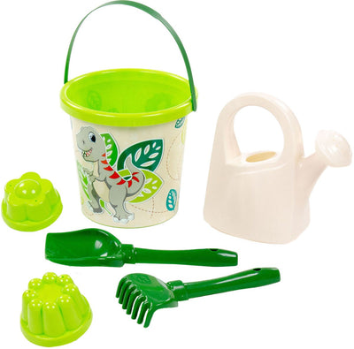 Cavallino Toys Cavallino XL Bucket Set mit Sandformen Dino, 8dlg.