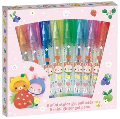 Janod – Papeterie – 8 Mini-Glitzerstifte