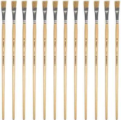 Kangaro Lyonse Pinsel – Nr. 16 – lackiertes Holz – Schachtel mit 12 Stück – k-840216