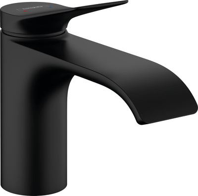 Hansgrohe Vivinis Einhebel-Waschtischmischer 80 Einhebel-Waschtischmischer 80 ohne Ablauf schwarz matt