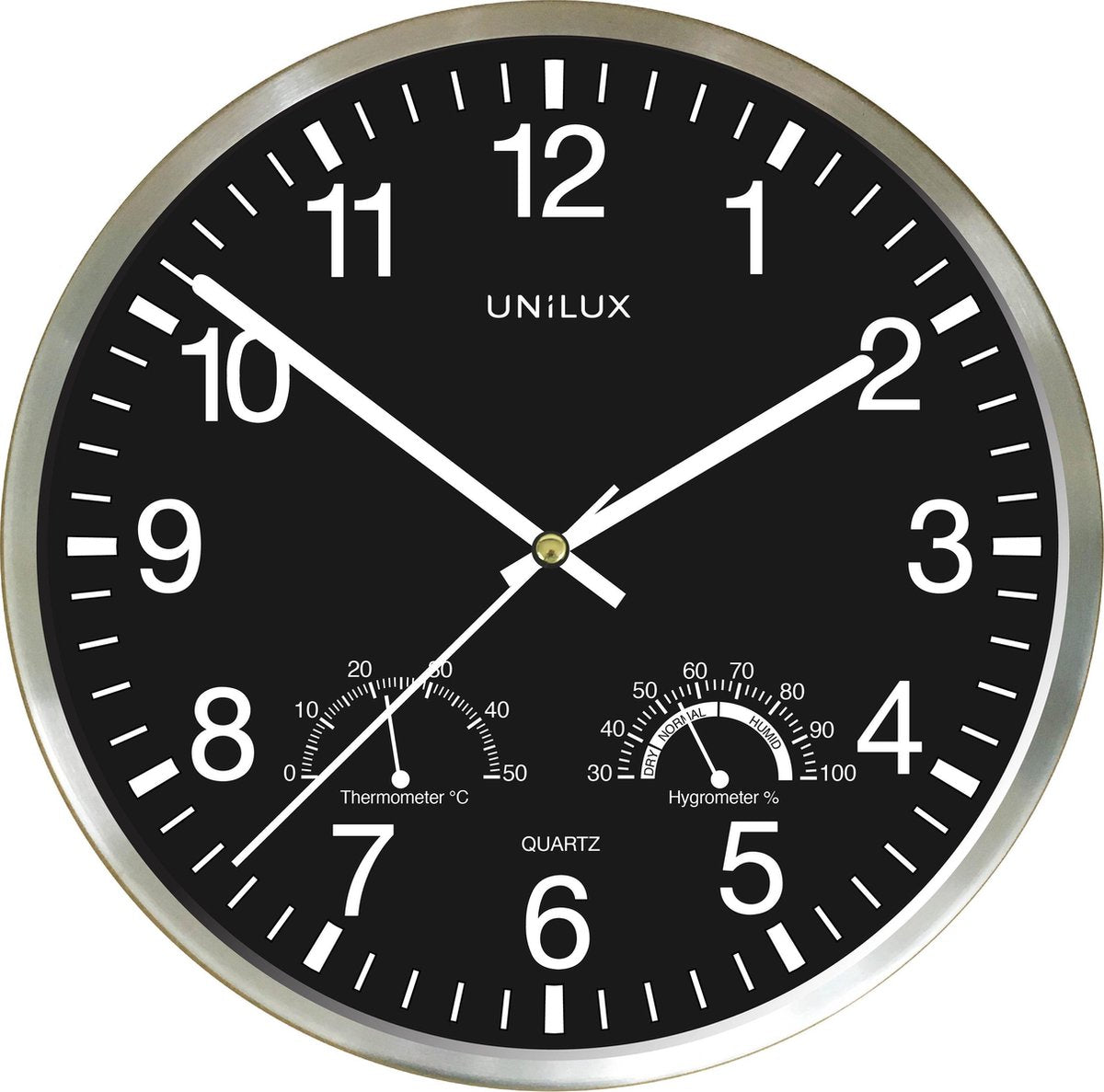 Unilux nasse Uhr grau