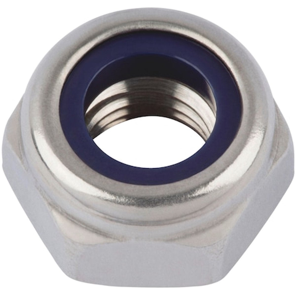 Würth - DIN 985 Edelstahl A2 blank - Sechskantmutter, niedrige Form, mit Klemmteil (nichtmetallischer Einsatz) DIN 985 Edelstahl A2, blank