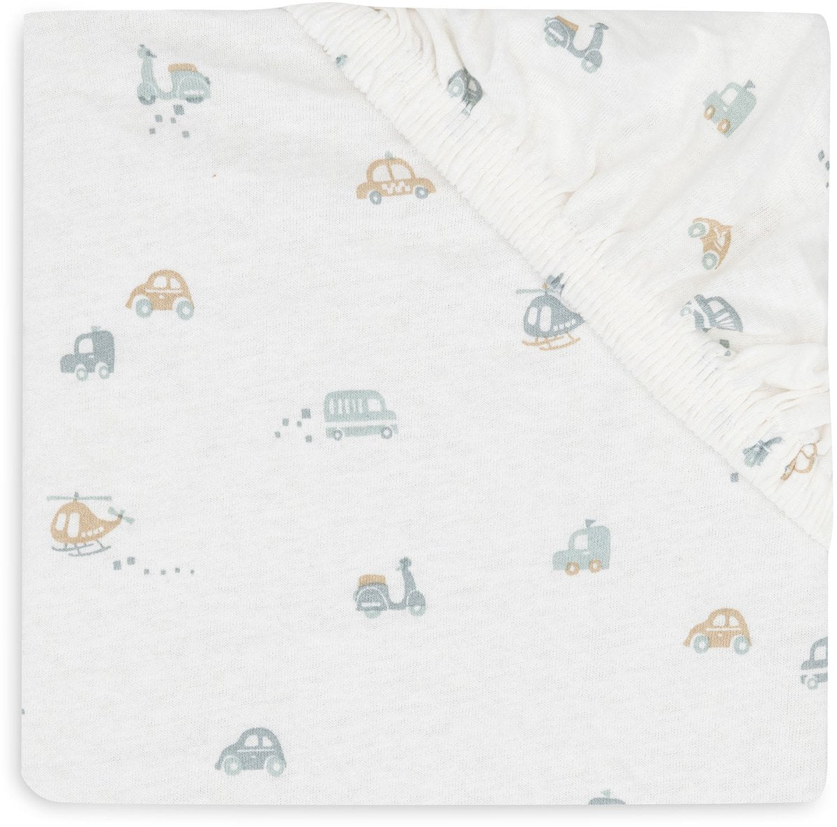 Jollein Baby – Spannbettlaken Jersey 70 75x140 150cm – Babybett – weiche Baumwolle – für unterwegs