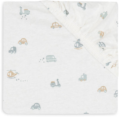 Jollein Baby – Spannbettlaken Jersey 70 75x140 150cm – Babybett – weiche Baumwolle – für unterwegs