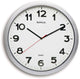 Maul Stufenwanduhr 40 inkl. Batterie - Silber - 1 Stück - ø 40 x 4,8 cm -