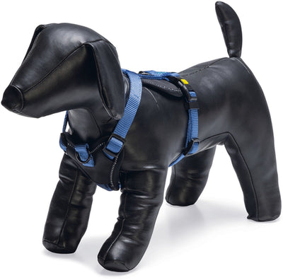 Beeztees Parinca Premium Y-Geschirr – Hundegeschirr – Nylon – Blau – 37–40 cm x 15 mm