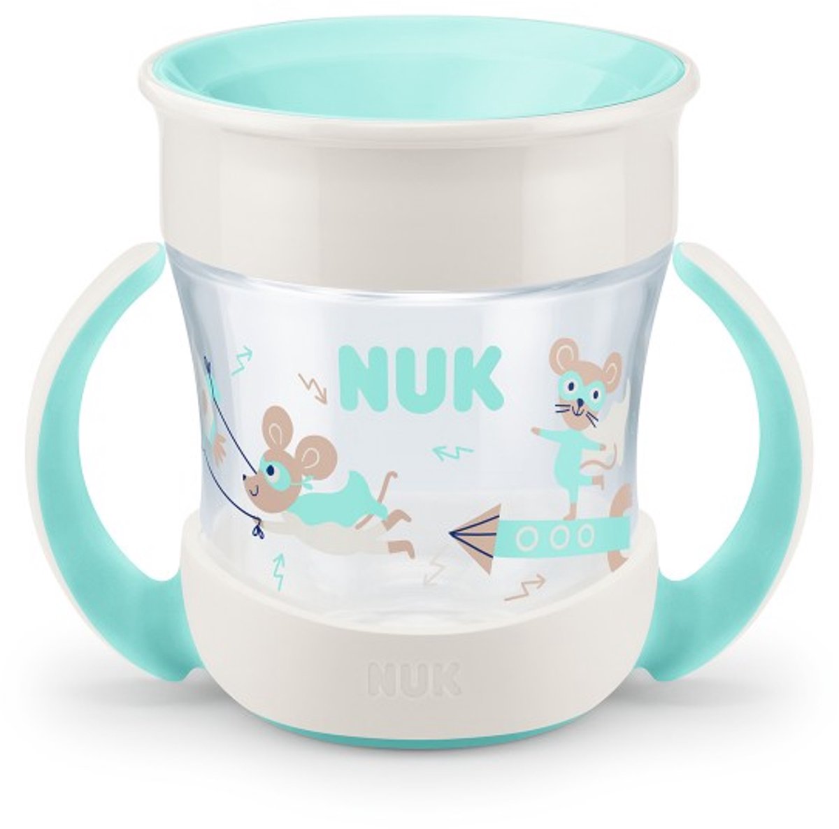 Nuk Mini Magic Cup Trinkbecher weiß 6+m