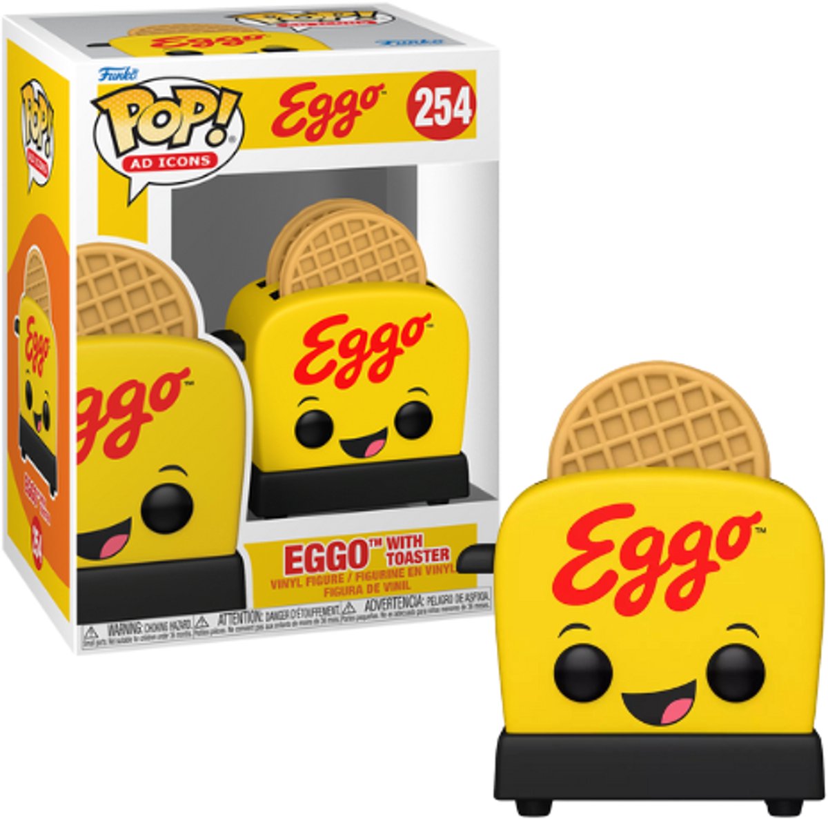 Funko-Pop! Werbesymbole: eggo – eggo mit Toaster #254