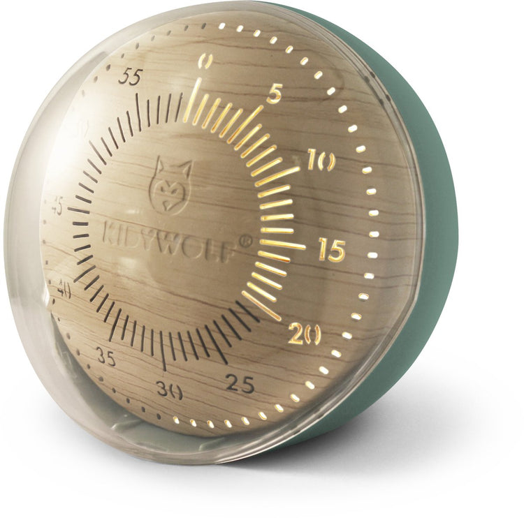 Kidywolf kidytimer Kinder-Timer – Lern-Stechuhr mit 8 Voreinstellungen, LED-Zeitanzeige, Tonsignal, fördert die Selbständigkeit, 4+