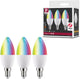Paulmann Standard 230V Smart Home ZigBee 3.0 LED Kerze E14 3x470LM 3x5W RGBW+ Dimmbar matt