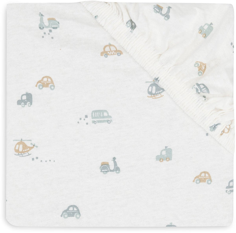 Jollein Baby – Spannbettlaken Jersey 70 75x140 150cm – Babybett – weiche Baumwolle – für unterwegs