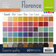 Florence-Karton – Sortiment – 305 x 305 mm – glatte Textur – 216 g – 60 Blatt