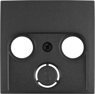 Zentralplatte Berker S1 - Radio TV Sat - Anthrazit