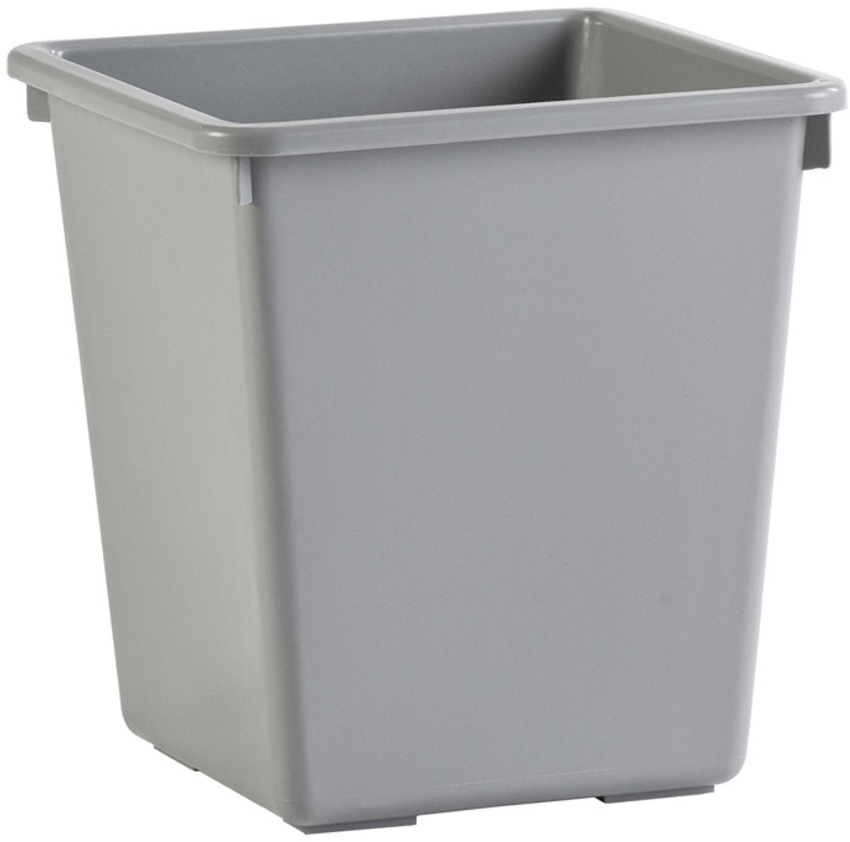 Papierkorb Vepa-Behälter quadratisch konisch 36 cm hoch grau