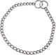 Hs Sprenger Hundehalsband Silber 2,5 mm links gedreht (50 cm)