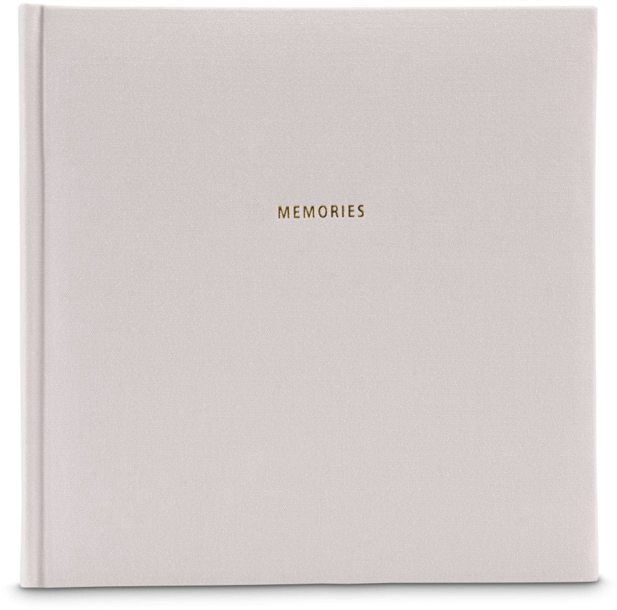 Hama Album XL Erinnerungen, 30x30 cm, 50 schwarze Seiten, Grau