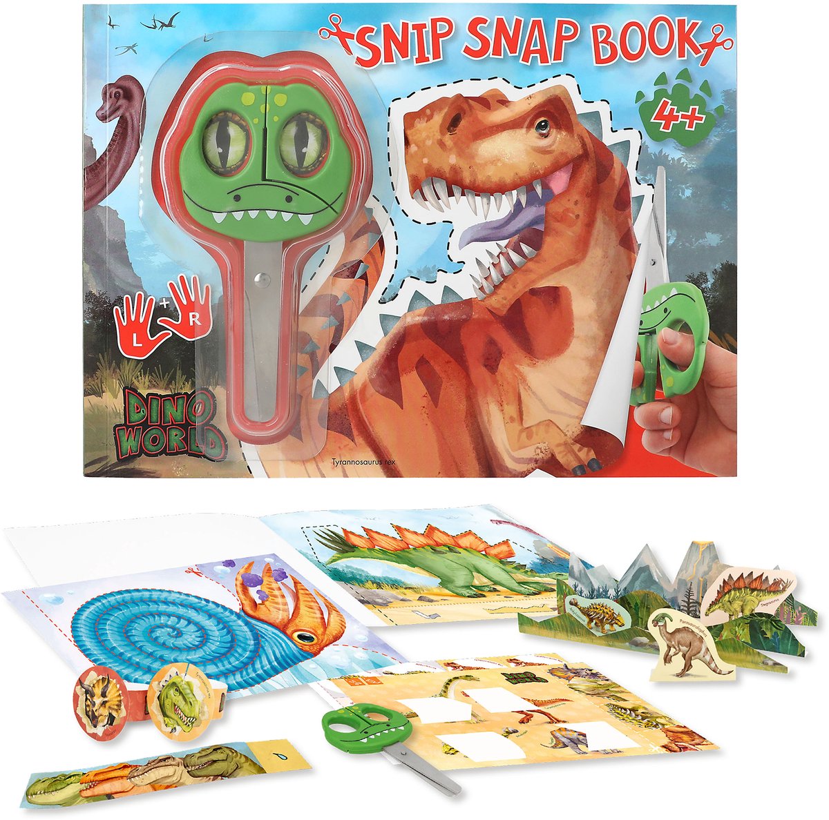 Depesche – Dino World Snip Snap Book – Bastelbuch