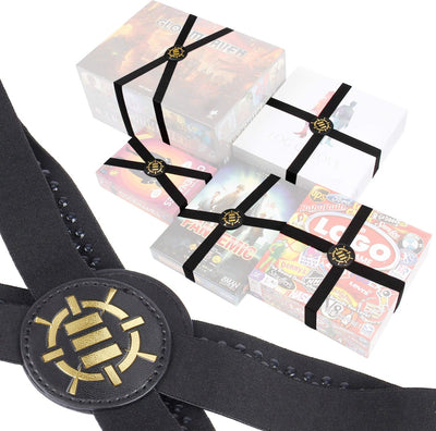 Geronimo Spiele verbessern – Brettspiel-Box-Bands (5er-Set) – Band-Set für Brettspiel-Boxen