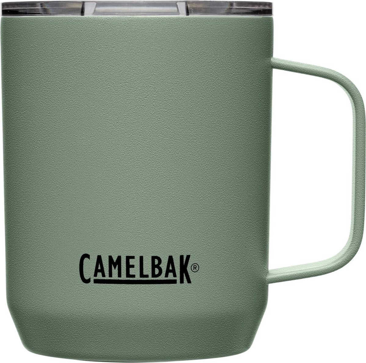 Camelbak Camp Mug Edelstahl vakuumisoliert – Isolier-Trinkbecher – 350 ml – Grün (Moos)
