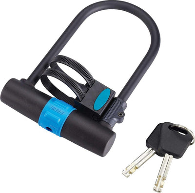 Bbb Cycling U-Vault Fahrradschloss – Fahrrad-Bügelschloss – U-Form – Schlüsselschloss – Schwarz – 25 x 17 cm – BBL-28