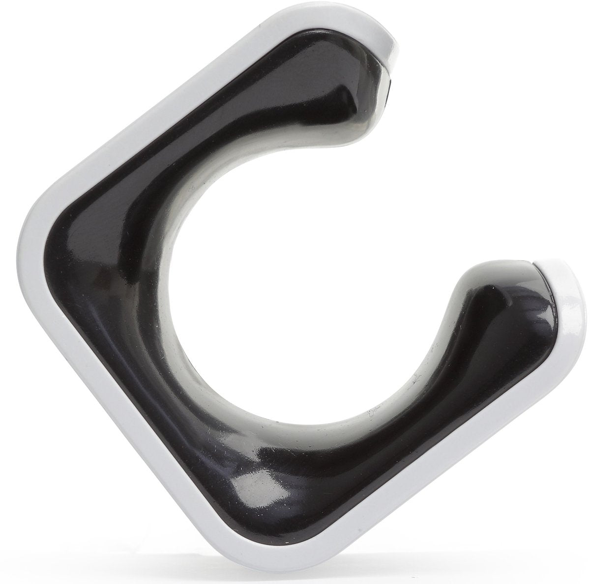 Clug Hybrid-Fahrradclip für die Wand – weiß schwarz