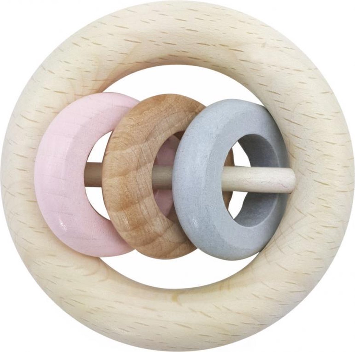 Hess Rassel mit 3 Ringen (naturrosa)